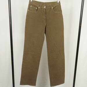 Piazza Sempione Brown Cotton Pants Size 28